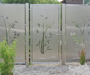 abtrennung edelstahl