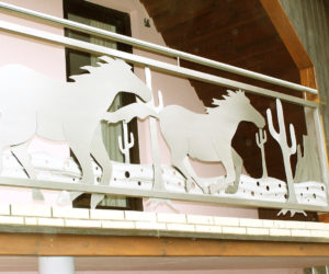 balkonbrüstung edelstahl