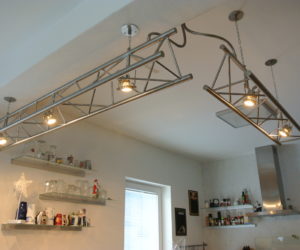 deckenlampe edelstahl