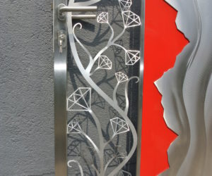 diamanten aus edelstahl