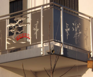 geländer aus edestahl