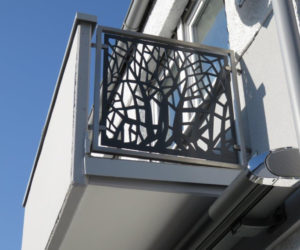 metallkunst für balkon