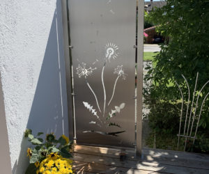 sichtschutz mit desgin