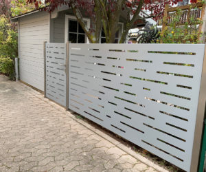 zaunelement us aluminium