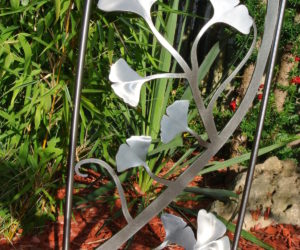 gartendeko edelstahl