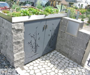 mülltonnenumrandung